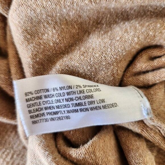 Merona m women's medium brown button-up cardigan sweater - Picture 6 of 6